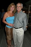 Pamela Nichols, Bill Fuhs<br>at the Alzheimer's Association New York City Chapter cocktail party at the Southampton residence of Mark Zurack and Kathy Ferguson on 8-12-05. photo by Rob Rich copyright 2005 516-676-3939 robwayne1@aol.com