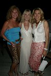 Pamela Nichols, Colleen Rein, Jacqueline Stahl<br>at the Alzheimer's Association New York City Chapter cocktail party at the Southampton residence of Mark Zurack and Kathy Ferguson on 8-12-05. photo by Rob Rich copyright 2005 516-676-3939 robwayne1@aol.com