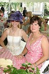 Kathleen Molyneaux, Lauren Stone<br>at the Women's Council in support of the Leon Hess Cancer Center at the Monmouth Medical Center annual membership luncheon &quot The Power of Pink&quot at the home of Judith Stanley Coleman in Middletown, N.J. on 7-21-05. all photos by Rob Rich copyright 2005 516-676-3939 robwayne1@aol.com