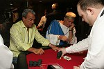 George<br> at Bobby Campbell's Hollywood Legends party to benefit The ARC foundatiion at this Boca Raton residence on 11-13-05. photo by Rob Rich copyright 2005 516-676-3939 robwayne1@aol.com 
