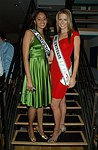 Miss Universe Ghana Menaye Donkor and Miss Universe Jennifer Hawkins at the People Reaching Out Holiday Charity Event at the private residence of David Larkin on 12-13-04 in Manhattan, N.Y. photo by Rob Rich copyright 2004<br>516-676-3939<br>robwayne1@aol.com