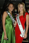 Miss Universe Ghana Menaye Donkor and Miss Universe Jennifer Hawkins at the People Reaching Out Holiday Charity Event at the private residence of David Larkin on 12-13-04 in Manhattan, N.Y. photo by Rob Rich copyright 2004<br>516-676-3939<br>robwayne1@aol.com