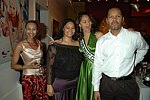 Miriam Chemmoss, Afu Agyeiwaa, Ms. Menaye Donkor, and  Prince  at the People Reaching Out Holiday Charity Event at the private residence of David Larkin on 12-13-04 in Manhattan, N.Y. photo by Rob Rich copyright 2004<br>516-676-3939<br>robwayne1@aol.com