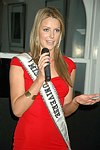 Miss Universe Jennifer Hawkins  at the People Reaching Out Holiday Charity Event at the private residence of David Larkin on 12-13-04 in Manhattan, N.Y. photo by Rob Rich copyright 2004<br>516-676-3939<br>robwayne1@aol.com
