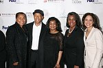 L.Marilyn Crawford, Russell Simmons, guest, Gerri Warren-Merrick, Soledad O'Brien