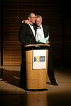 Dr. Martin B. Keller, Dr. Robert M.A. Hirschfeld<br>at the Jed Foundation 4th. Annual Benefit at Carnegie Hall and the Essex House on 6-13-05.  photo by  Rob Rich copyright 2005 516-676-3939 robwayne1@aol.com