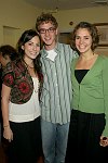 Stephanie Spiegel, Nicolas Garin, Ali Kimmell<br> at the Gallery Artist Group Show at the Leila Taghinia-Milani Heller Gallery in Manhattan on 11-28-05. photo by Rob Rich copyright 2005 5160-676-3939 robwayne1@aol.com