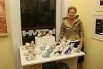 Judy Henderson<br> at the Gallery Artist Group Show at the Leila Taghinia-Milani Heller Gallery in Manhattan on 11-28-05. photo by Rob Rich copyright 2005 5160-676-3939 robwayne1@aol.com