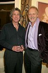 Jerry Sharir, Hans Wilhelm<br> at the Gallery Artist Group Show at the Leila Taghinia-Milani Heller Gallery in Manhattan on 11-28-05. photo by Rob Rich copyright 2005 5160-676-3939 robwayne1@aol.com