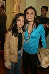 Tara and Homera Sahni<br> at the Gallery Artist Group Show at the Leila Taghinia-Milani Heller Gallery in Manhattan on 11-28-05. photo by Rob Rich copyright 2005 5160-676-3939 robwayne1@aol.com