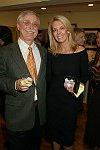 Bill Michaelcheck, Kirstin  Galef<br> at the Gallery Artist Group Show at the Leila Taghinia-Milani Heller Gallery in Manhattan on 11-28-05. photo by Rob Rich copyright 2005 5160-676-3939 robwayne1@aol.com