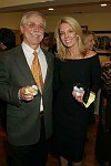 Bill Michaelcheck, Kirstin  Galef<br> at the Gallery Artist Group Show at the Leila Taghinia-Milani Heller Gallery in Manhattan on 11-28-05. photo by Rob Rich copyright 2005 5160-676-3939 robwayne1@aol.com