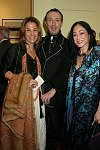 Francesca Pignatelli, Count Egizio Panetti, Lucia Hwong Gordon<br> at the Gallery Artist Group Show at the Leila Taghinia-Milani Heller Gallery in Manhattan on 11-28-05. photo by Rob Rich copyright 2005 5160-676-3939 robwayne1@aol.com