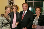 Judy Henderson, Joan and Sandy Weill, Toby Heller<br> at the Gallery Artist Group Show at the Leila Taghinia-Milani Heller Gallery in Manhattan on 11-28-05. photo by Rob Rich copyright 2005 5160-676-3939 robwayne1@aol.com