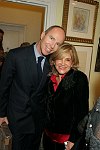 Prince Michel of Yugoslavia, Leila Heller<br> at the Gallery Artist Group Show at the Leila Taghinia-Milani Heller Gallery in Manhattan on 11-28-05. photo by Rob Rich copyright 2005 5160-676-3939 robwayne1@aol.com