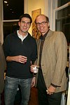 Alex and Brandt Tayton<br> at the Gallery Artist Group Show at the Leila Taghinia-Milani Heller Gallery in Manhattan on 11-28-05. photo by Rob Rich copyright 2005 5160-676-3939 robwayne1@aol.com
