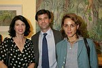 Jessica Friedberg, Baird Ryan, Linda Hackett<br> at the Gallery Artist Group Show at the Leila Taghinia-Milani Heller Gallery in Manhattan on 11-28-05. photo by Rob Rich copyright 2005 5160-676-3939 robwayne1@aol.com