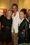 Pamela Michaelcheck, Andrew Adler, Yasmine Jerradine<br> at the Gallery Artist Group Show at the Leila Taghinia-Milani Heller Gallery in Manhattan on 11-28-05. photo by Rob Rich copyright 2005 5160-676-3939 robwayne1@aol.com