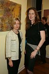 Anna Kornbouth, Melyora Kramer<br> at the Gallery Artist Group Show at the Leila Taghinia-Milani Heller Gallery in Manhattan on 11-28-05. photo by Rob Rich copyright 2005 5160-676-3939 robwayne1@aol.com