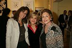 Marims Iefalt, Leila Heller, Nahid Taghini Milani<br> at the Gallery Artist Group Show at the Leila Taghinia-Milani Heller Gallery in Manhattan on 11-28-05. photo by Rob Rich copyright 2005 5160-676-3939 robwayne1@aol.com
