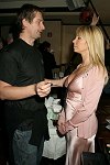 Makeup artist Pietro Cabrini , Lisa Gastineau<br>The Launch of the Italian Makeup Line &quotNOUBA&quot at Frederick's in Manhattan, N.Y. on 11-2-05. photo by Rob Rich copyright 2005 516-676-3939 robwayne1@aol.com