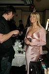 Makeup artist Pietro Cabrini , Lisa Gastineau<br>The Launch of the Italian Makeup Line &quotNOUBA&quot at Frederick's in Manhattan, N.Y. on 11-2-05. photo by Rob Rich copyright 2005 516-676-3939 robwayne1@aol.com