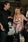 Makeup artist Pietro Cabrini , Lisa Gastineau<br>The Launch of the Italian Makeup Line &quotNOUBA&quot at Frederick's in Manhattan, N.Y. on 11-2-05. photo by Rob Rich copyright 2005 516-676-3939 robwayne1@aol.com