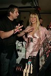 Makeup artist Pietro Cabrini , Lisa Gastineau<br>The Launch of the Italian Makeup Line &quotNOUBA&quot at Frederick's in Manhattan, N.Y. on 11-2-05. photo by Rob Rich copyright 2005 516-676-3939 robwayne1@aol.com