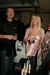 Makeup artist Pietro Cabrini , Lisa Gastineau<br>The Launch of the Italian Makeup Line &quotNOUBA&quot at Frederick's in Manhattan, N.Y. on 11-2-05. photo by Rob Rich copyright 2005 516-676-3939 robwayne1@aol.com