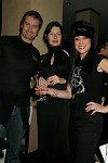 Pietro Cabrini, Isabella Gaerareci, Lucia Howng Gordon<br>The Launch of the Italian Makeup Line &quotNOUBA&quot at Frederick's in Manhattan, N.Y. on 11-2-05. photo by Rob Rich copyright 2005 516-676-3939 robwayne1@aol.com