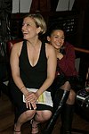 Olivia Honegger, Yvette Ganier<br> a the Relentless Theater Company's 3rd. annual Fundraiser &quot A Night on the Town&quot a the Chambers Hotel in Manhattan, N.Y. on 10-18-05. photo by Rob Rich copyright 2005 516-676-3939 robwayne1@aol.com 