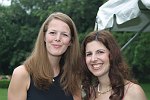 Laura Fenton, Samantha Freeman<br>at a party honoring Elliot Spitzer at the Southampton, N.Y. residence of Annie and Michael Falk on 7-16-05. photo by S. Rosante for Rob Rich copyright 2005 516-676-3939 robwayne1@aol.com