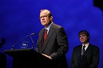 Barry Grove (acceptor  of the Theatre History Preservation Award to an Organization - Manhattan Theatre Club)