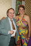 Joe Franklin, Bonnie Comley<br> at the opening night for &quotIn The Wings&quot, a new comedy by Stewart F. Lane at the Promenade Theatre and after party at Planet Hollywood in Manhattan, N.Y. on 9-28-05. photo by Rob Rich copyright 2005 516-676-3939 robwayne1@aol.com