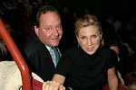 Jimmy Nederlander, Margo McNabb<br> at the opening night for &quotIn The Wings&quot, a new comedy by Stewart F. Lane at the Promenade Theatre and after party at Planet Hollywood in Manhattan, N.Y. on 9-28-05. photo by Rob Rich copyright 2005 516-676-3939 robwayne1@aol.com