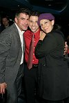 Bryan Batt, Josh Prince, Christine Pedi<br> at the opening night for &quotIn The Wings&quot, a new comedy by Stewart F. Lane at the Promenade Theatre and after party at Planet Hollywood in Manhattan, N.Y. on 9-28-05. photo by Rob Rich copyright 2005 516-676-3939 robwayne1@aol.com