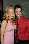 actress Lisa Datz , actor Josh Prince<br> at the opening night for &quotIn The Wings&quot, a new comedy by Stewart F. Lane at the Promenade Theatre and after party at Planet Hollywood in Manhattan, N.Y. on 9-28-05. photo by Rob Rich copyright 2005 516-676-3939 robwayne1@aol.com