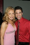 actress Lisa Datz , actor Josh Prince<br> at the opening night for &quotIn The Wings&quot, a new comedy by Stewart F. Lane at the Promenade Theatre and after party at Planet Hollywood in Manhattan, N.Y. on 9-28-05. photo by Rob Rich copyright 2005 516-676-3939 robwayne1@aol.com