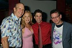 David Zippel, actress Lisa Datz, actor Josh Prince, guest<br> at the opening night for &quotIn The Wings&quot, a new comedy by Stewart F. Lane at the Promenade Theatre and after party at Planet Hollywood in Manhattan, N.Y. on 9-28-05. photo by Rob Rich copyright 2005 516-676-3939 robwayne1@aol.com