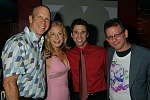 David Zippel, actress Lisa Datz, actor Josh Prince, guest<br> at the opening night for &quotIn The Wings&quot, a new comedy by Stewart F. Lane at the Promenade Theatre and after party at Planet Hollywood in Manhattan, N.Y. on 9-28-05. photo by Rob Rich copyright 2005 516-676-3939 robwayne1@aol.com