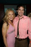 actress Lisa Datz , actor Brian Henderson<br> at the opening night for &quotIn The Wings&quot, a new comedy by Stewart F. Lane at the Promenade Theatre and after party at Planet Hollywood in Manhattan, N.Y. on 9-28-05. photo by Rob Rich copyright 2005 516-676-3939 robwayne1@aol.com