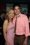 actress Lisa Datz , actor Brian Henderson<br> at the opening night for &quotIn The Wings&quot, a new comedy by Stewart F. Lane at the Promenade Theatre and after party at Planet Hollywood in Manhattan, N.Y. on 9-28-05. photo by Rob Rich copyright 2005 516-676-3939 robwayne1@aol.com