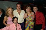 actor Brian Henderson, actress Lisa Datz , writer Stewart Lane, producer Bonnie Comley, actor Josh Prince<br> at the opening night for &quotIn The Wings&quot, a new comedy by Stewart F. Lane at the Promenade Theatre and after party at Planet Hollywood in Manhattan, N.Y. on 9-28-05. photo by Rob Rich copyright 2005 516-676-3939 robwayne1@aol.com