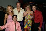 actor Brian Henderson, actress Lisa Datz , writer Stewart Lane, producer Bonnie Comley, actor Josh Prince<br> at the opening night for &quotIn The Wings&quot, a new comedy by Stewart F. Lane at the Promenade Theatre and after party at Planet Hollywood in Manhattan, N.Y. on 9-28-05. photo by Rob Rich copyright 2005 516-676-3939 robwayne1@aol.com