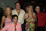 actor Brian Henderson, actress Lisa Datz , writer Stewart Lane, producer Bonnie Comley, actor Josh Prince<br> at the opening night for &quotIn The Wings&quot, a new comedy by Stewart F. Lane at the Promenade Theatre and after party at Planet Hollywood in Manhattan, N.Y. on 9-28-05. photo by Rob Rich copyright 2005 516-676-3939 robwayne1@aol.com