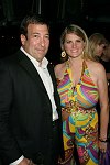 Mark Simeone, Bonnie Comley<br> at the opening night for &quotIn The Wings&quot, a new comedy by Stewart F. Lane at the Promenade Theatre and after party at Planet Hollywood in Manhattan, N.Y. on 9-28-05. photo by Rob Rich copyright 2005 516-676-3939 robwayne1@aol.com