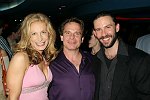 actress Lisa Datz, actor Brian Henderson, director Jeremy Dobrish<br> at the opening night for &quotIn The Wings&quot, a new comedy by Stewart F. Lane at the Promenade Theatre and after party at Planet Hollywood in Manhattan, N.Y. on 9-28-05. photo by Rob Rich copyright 2005 516-676-3939 robwayne1@aol.com
